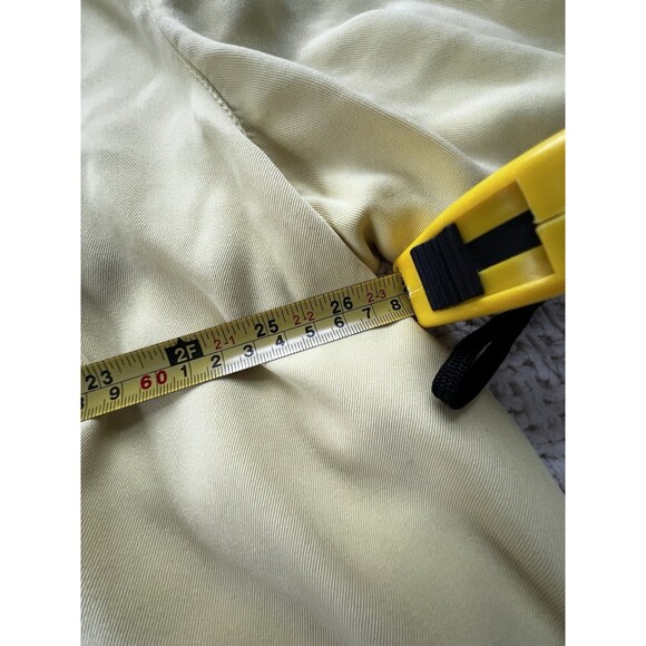 Tommy Bahama Men’s Button-Up Pocket Shirt Pastel Yellow 100% Silk Size XXL - Picture 7 of 10